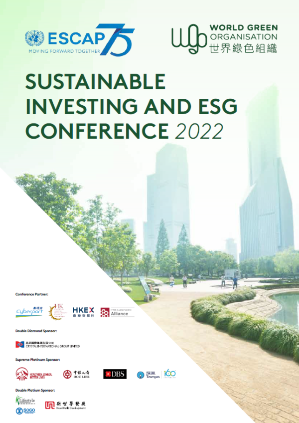 Media Centre WGO ESCAP Sustainable Investing and ESG Conference